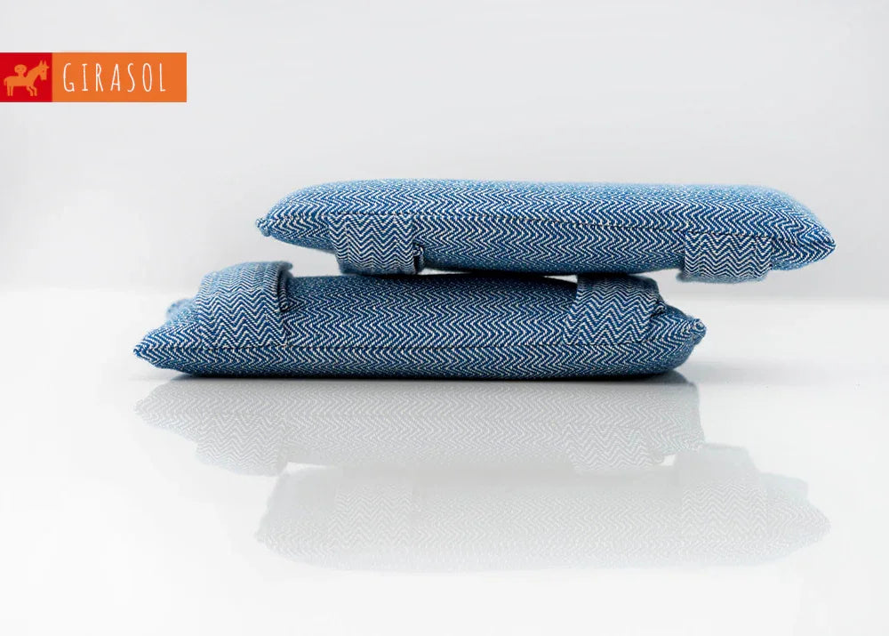 Schulterpolster Blue Tweed - Girasol GbR