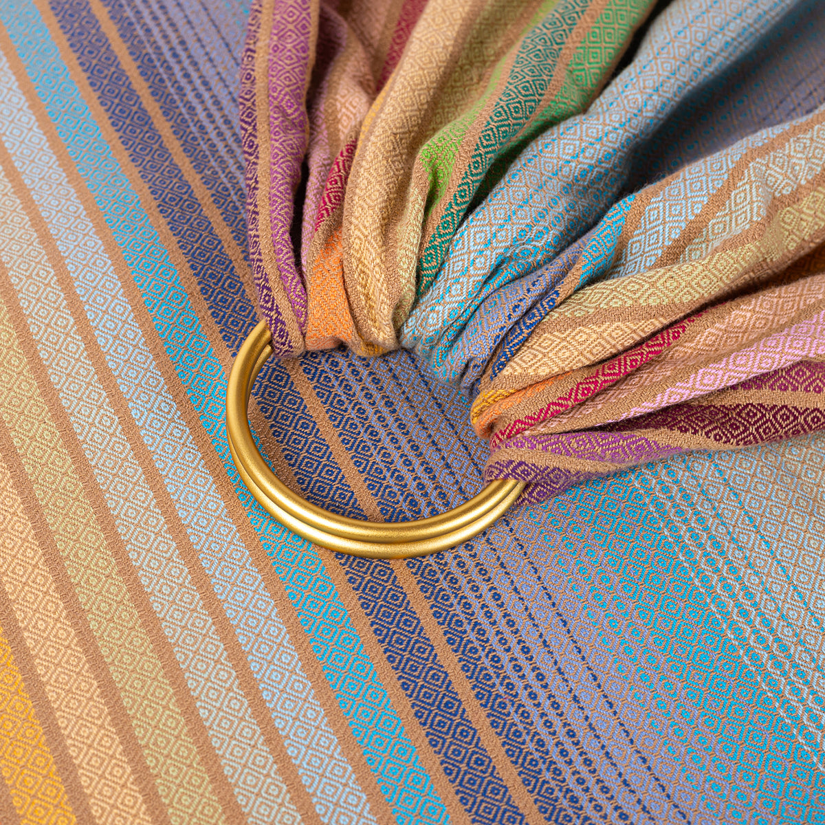 Ringsling Lumen handgewebt von Girasol Detail Ringe Gold